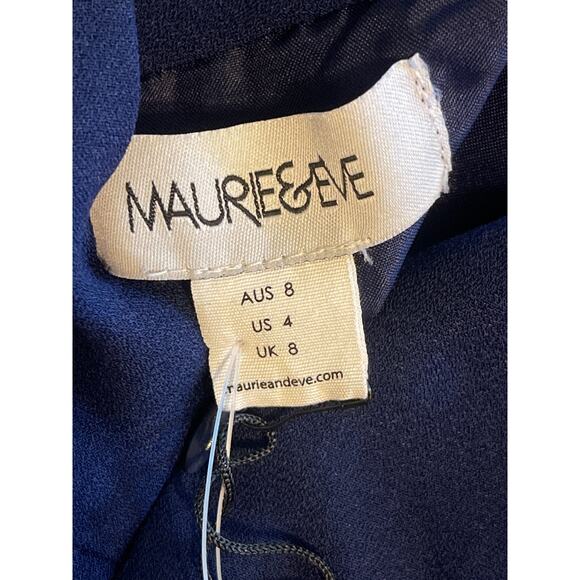 Maurie + Eve Anki Dress Navy Sleeveless Backless Navy Size 4 NWT - Picture 13 of 13